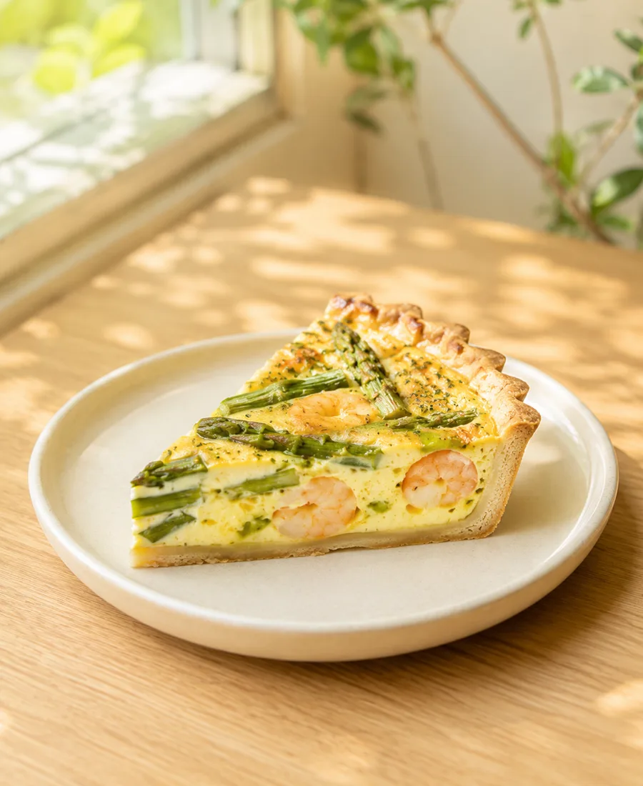 菠菜鮮蝦鹹派